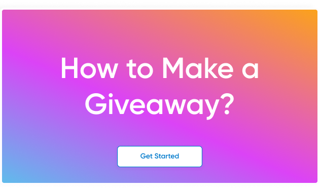 How to Make a Giveaway with GiveawayJet?